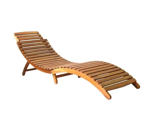 Dārza Sauļošanās Zvilnis Ar Matraci, Akācijas Masīvkoks Vidaxl