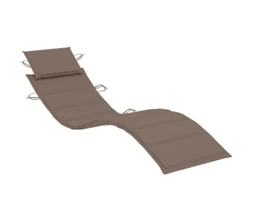 Dārza Sauļošanās Zvilnis Ar Matraci, Akācijas Masīvkoks Vidaxl