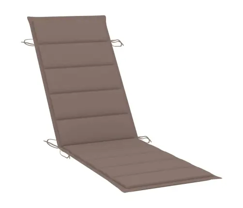 Dārza Sauļošanās Zvilnis Ar Matraci, Akācijas Masīvkoks Vidaxl