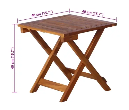 Dārza Sauļošanās Zvilnis Ar Matraci Un Galdiņu, Akācijas Koks Vidaxl