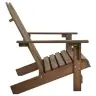 Dvivietė Sodo Adirondack Kėdė, Ruda, Eglės Medienos Masyvas Dvivietė Sodo Adirondack Kėdė, Ruda, Eglės Medienos Masyvas