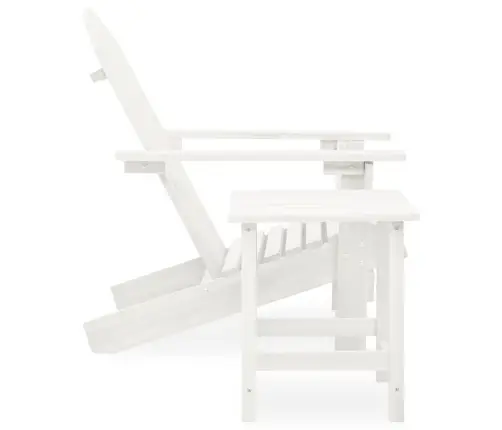 Dārza Krēsls Ar Galdiņu, Egles Masīvkoks, Balts Vidaxl