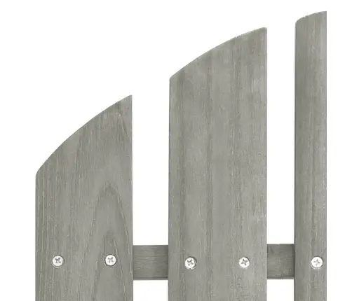 Dārza Krēsls Ar Galdiņu, Egles Masīvkoks, Pelēks Vidaxl