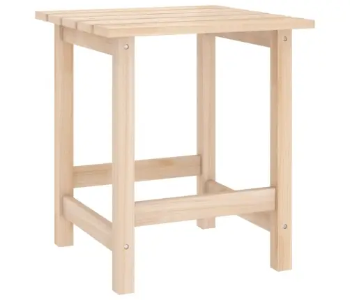 Dārza Krēsls Ar Kāju Balstu Un Galdiņu, Egles Masīvkoks Vidaxl