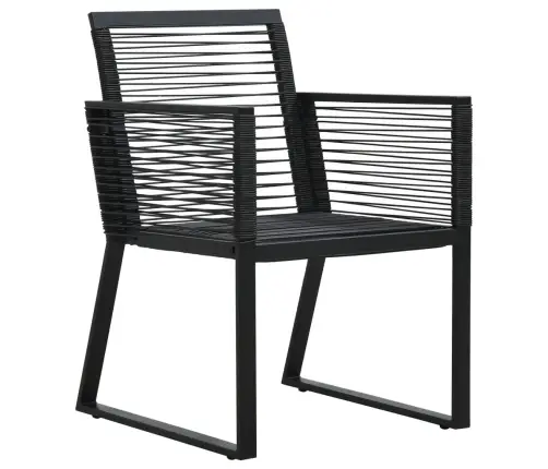 5-Daļīgs Dārza Mēbeļu Komplekts, Pvc Rotangpalma, Melns Vidaxl 5-Daļīgs Dārza Mēbeļu Komplekts, Pvc Rotangpalma, Melns Vidaxl