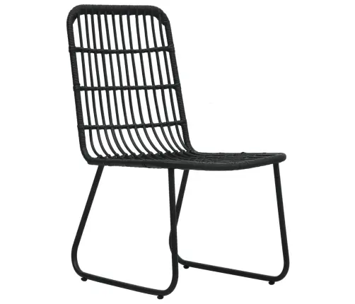 3-Daļīgs Dārza Mēbeļu Komplekts, Pe Rotangpalma Un Stikls Vidaxl