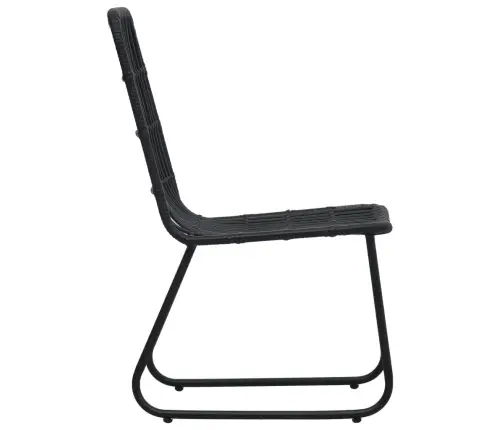 5-Daļīgs Dārza Mēbeļu Komplekts, Pe Rotangpalma Un Stikls Vidaxl