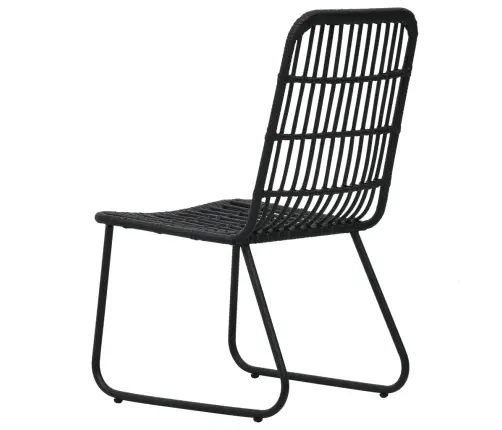 5-Daļīgs Dārza Mēbeļu Komplekts, Pe Rotangpalma Un Stikls Vidaxl