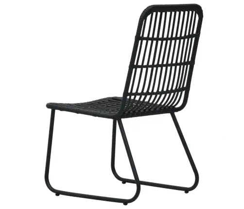 Lauko Valgomojo Komplektas, 7 Dalių, Poliratanas Ir Stiklas