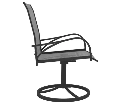 5-Daļīgs Dārza Mēbeļu Komplekts, Tekstilēns, Tērauds Vidaxl