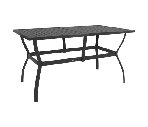 7-Daļīgs Dārza Mēbeļu Komplekts, Tekstilēns, Tērauds Vidaxl