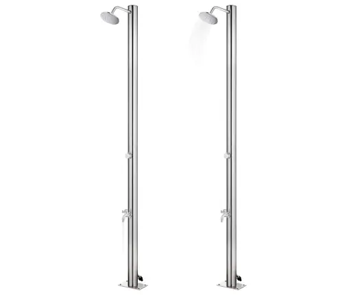 Dārza Duša, 215 Cm, Nerūsējošs Tērauds  Vidaxl