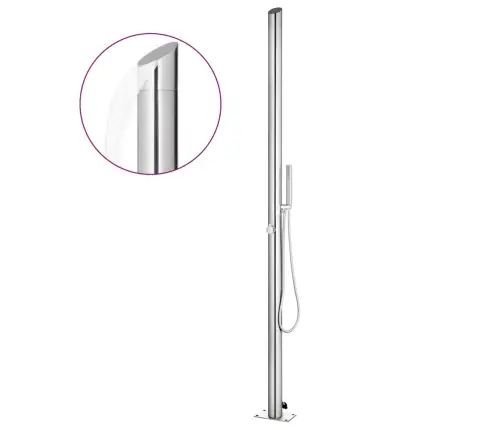 Dārza Duša, 220 Cm, Nerūsējošs Tērauds Vidaxl