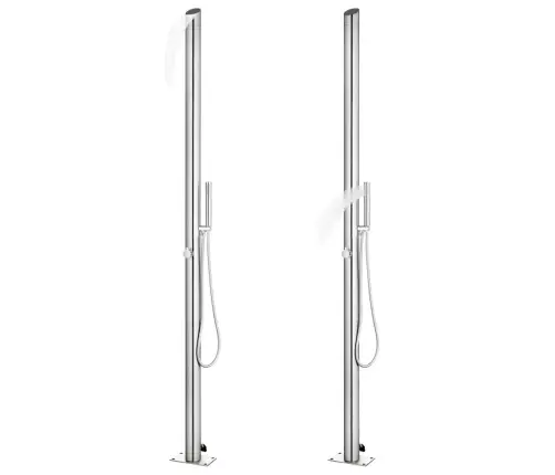 Dārza Duša, 220 Cm, Nerūsējošs Tērauds Vidaxl