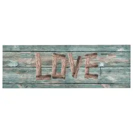 Virtuvės Kilimas, 60X300cm Plaunamas, Su Užrašu Love