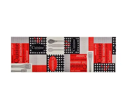 Virtuvės Kilimas, 60X300cm Plaunamas, Su Užrašais Cuisine