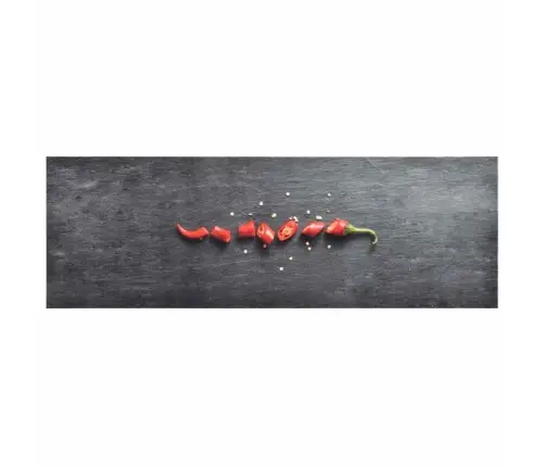 Virtuves Paklājs, Mazgājams, Apdruka Ar Piparu, 60X180 Cm Vidaxl