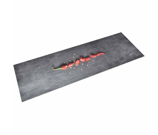 Virtuves Paklājs, Mazgājams, Apdruka Ar Piparu, 60X180 Cm Vidaxl