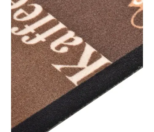 Virtuves Paklājs, Mazgājams, Ar Uzrakstiem, Brūns, 60X300 Cm Vidaxl