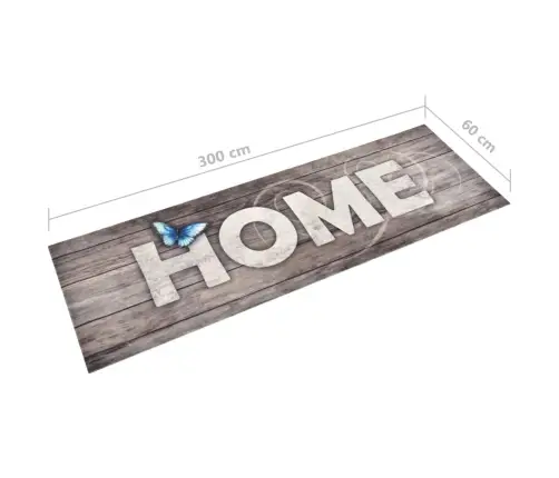 Virtuvės Kilimas, 60X300cm Plaunamas, Su Užrašu Home