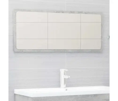 2-Daļīgs Vannasistabas Mēbeļu Komplekts, Pelēks, Skaidu Plāksne  Vidaxl