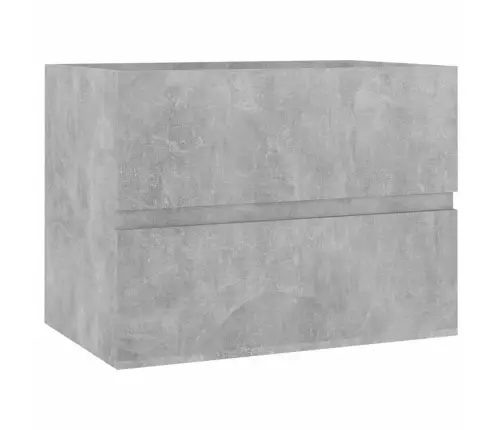2-Osaline Vannitoa Mööblikomplekt, Betoonhall, Tehispuit