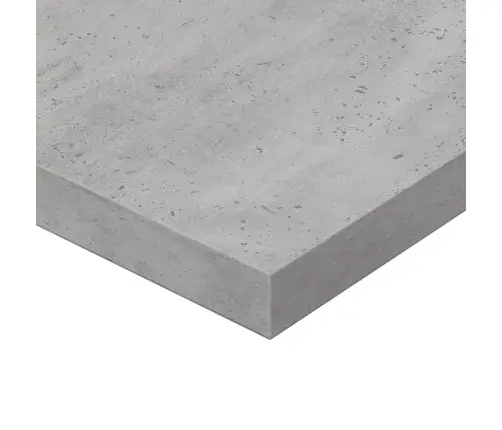 Riiuliplaadid 4 Tk, Betoonhall, 80X20X1,5 cm Tehispuit