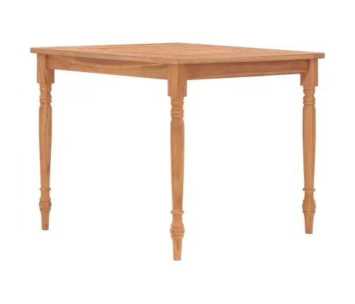 Galds, 85X85X75 Cm, Masīvs Tīkkoks Vidaxl