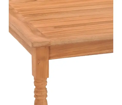 Galds, 85X85X75 Cm, Masīvs Tīkkoks Vidaxl