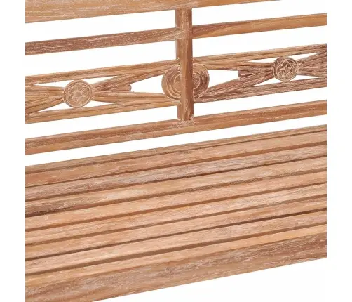 Sols, 120 Cm, Balsināts, Masīvs Tīkkoks Vidaxl