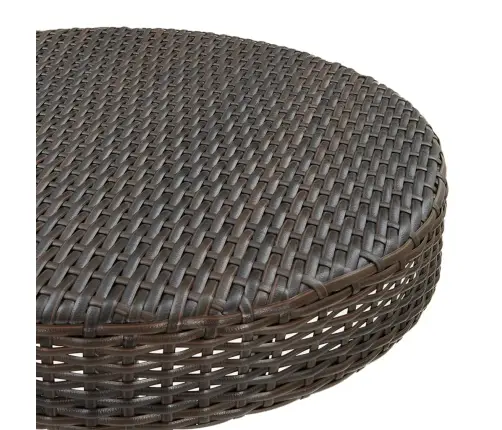 3-Daļīgs Dārza Mēbeļu Komplekts Ar Matračiem, Pe Rotangpalma Vidaxl