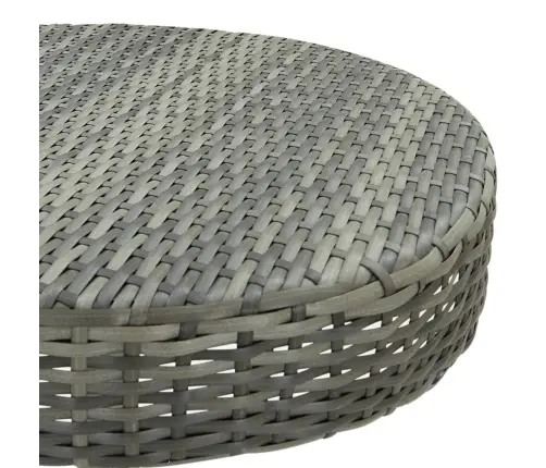 3-Daļīgs Dārza Bāra Mēbeļu Komplekts, Matrači, Pe Rotangpalma Vidaxl