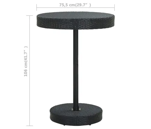 5-Daļīgs Dārza Mēbeļu Komplekts Ar Matračiem, Pe Rotangpalma Vidaxl