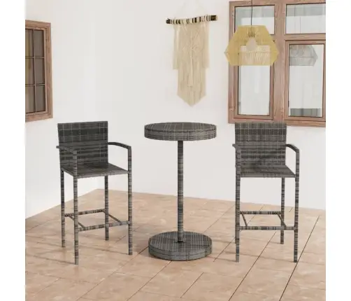 3-Osaline Aia Baarikomplekt, Polürotang, Hall