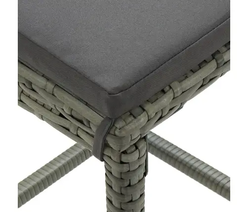 7-Osaline Aia Baarikomplekt Patjadega, Polürotang, Hall