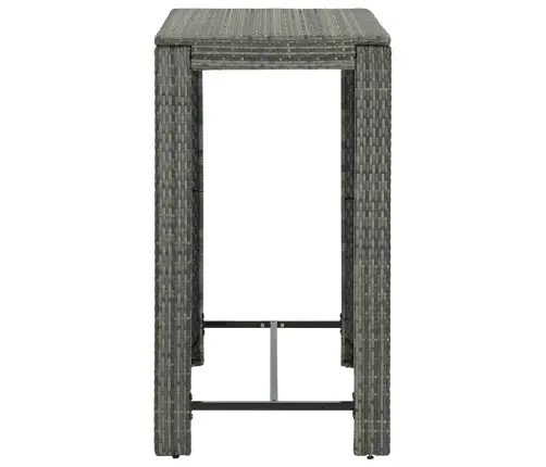 7-Osaline Aia Baarikomplekt Patjadega, Polürotang, Hall