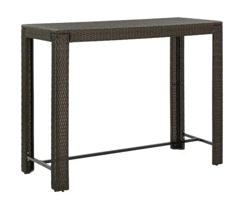 7-Daļīgs Dārza Bāra Mēbeļu Komplekts, Matrači, Pe Rotangpalma Vidaxl