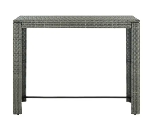 Sodo Komplektas Su Pagalvėlėmis, 9 Dalių, Pilkas, Poliratanas