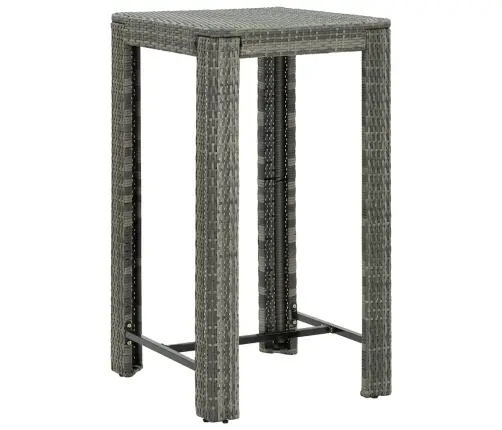 Lauko Komplektas Su Pagalvėlėmis, 3 Dalių, Pilkas, Poliratanas