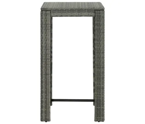 Lauko Komplektas Su Pagalvėlėmis, 3 Dalių, Pilkas, Poliratanas