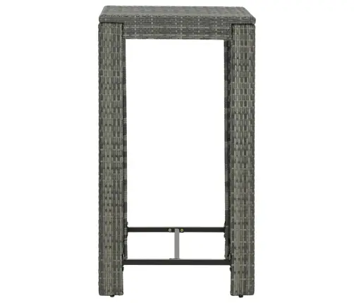 Lauko Komplektas Su Pagalvėlėmis, 3 Dalių, Pilkas, Poliratanas