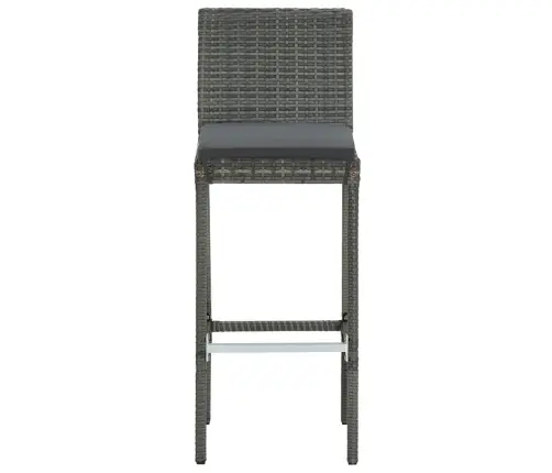 9-Daļīgs Dārza Mēbeļu Komplekts Ar Matračiem, Pe Rotangpalma Vidaxl