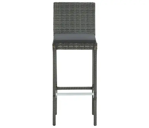 3-Daļīgs Dārza Mēbeļu Komplekts Ar Matračiem, Pe Rotangpalma Vidaxl