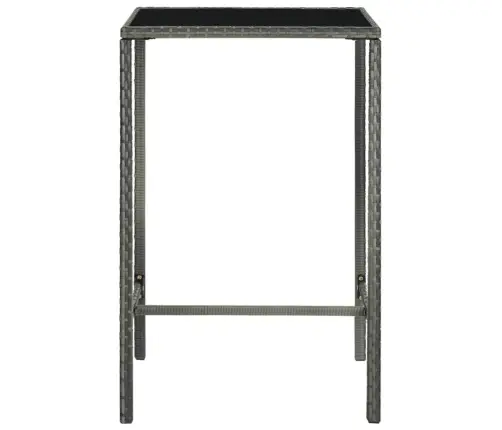 Sodo Komplektas Su Pagalvėlėmis, 5 Dalių, Pilkas, Poliratanas