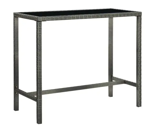 Sodo Komplektas Su Pagalvėlėmis, 7 Dalių, Pilkas, Poliratanas