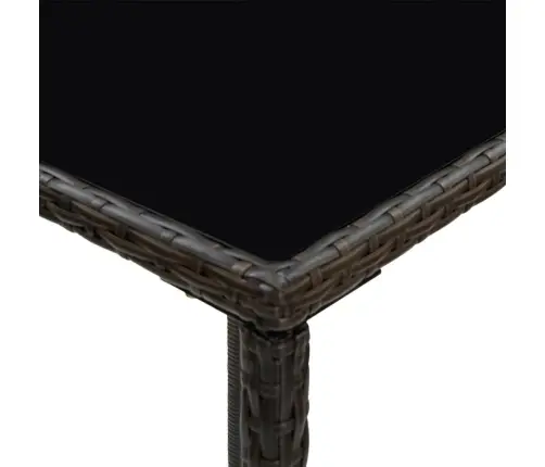 5-Daļīgs Dārza Bāra Mēbeļu Komplekts, Brūna Pe Rotangpalma Vidaxl