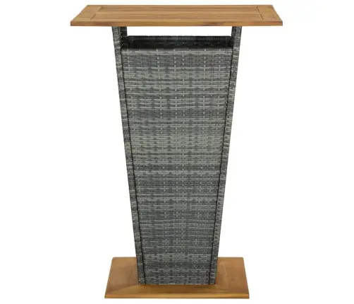 Sodo Komplektas Su Pagalvėlėmis, 5 Dalių, Pilkas, Poliratanas