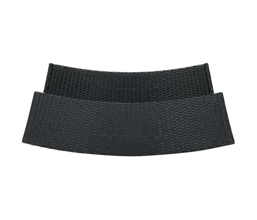 5-Daļīgs Dārza Bāra Mēbeļu Komplekts Ar Matračiem, Melns Vidaxl