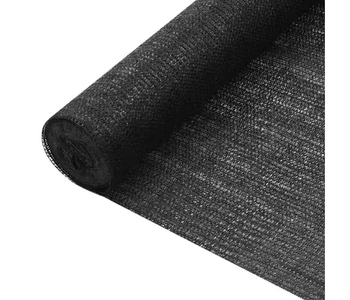 Norobežojošais Tīkls, Melns, 1X25 M, Hdpe, 75 G/M²  Vidaxl