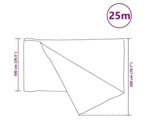 Norobežojošais Tīkls, Melns, 1X25 M, Hdpe, 75 G/M²  Vidaxl